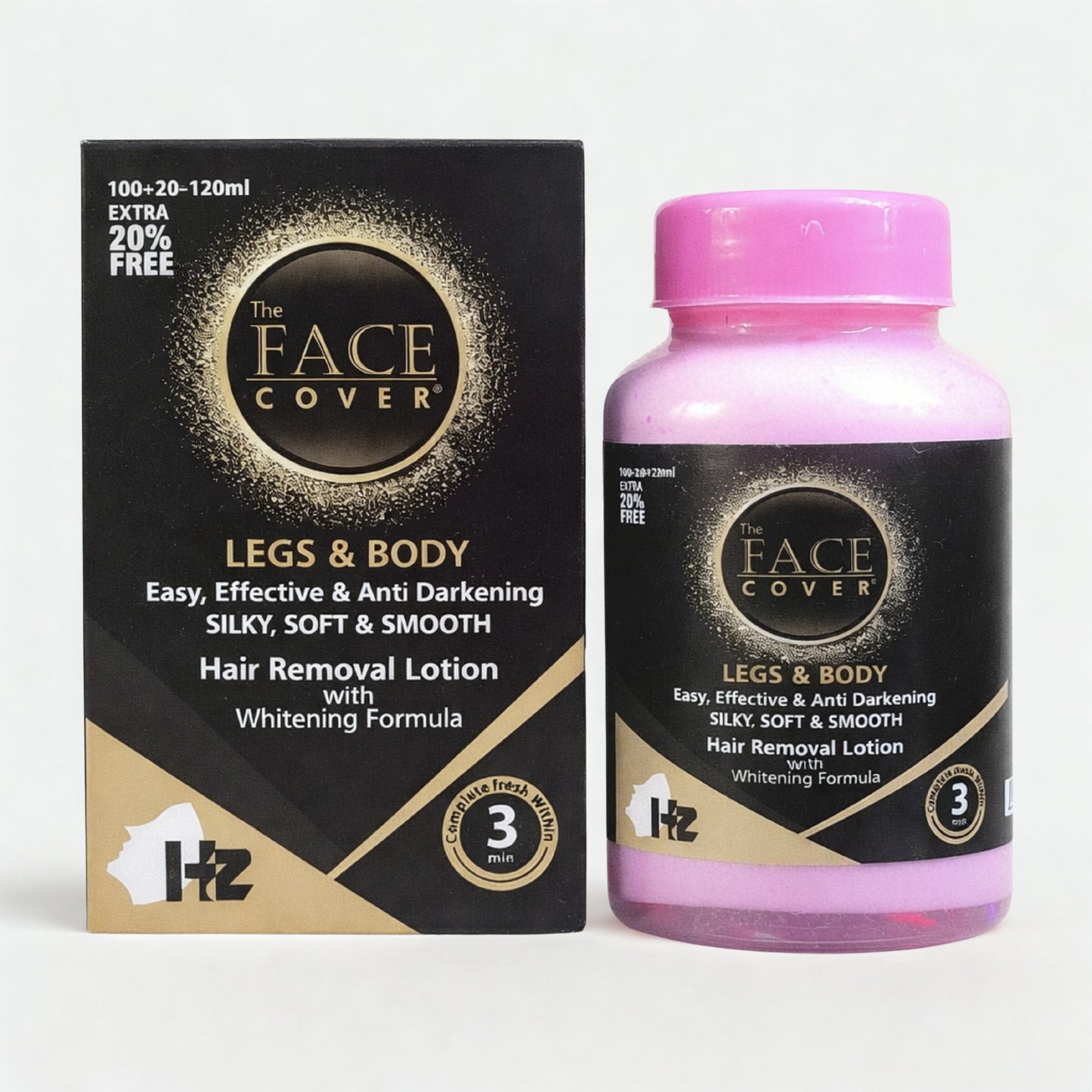 The Face Cover Hair Removal Lotion